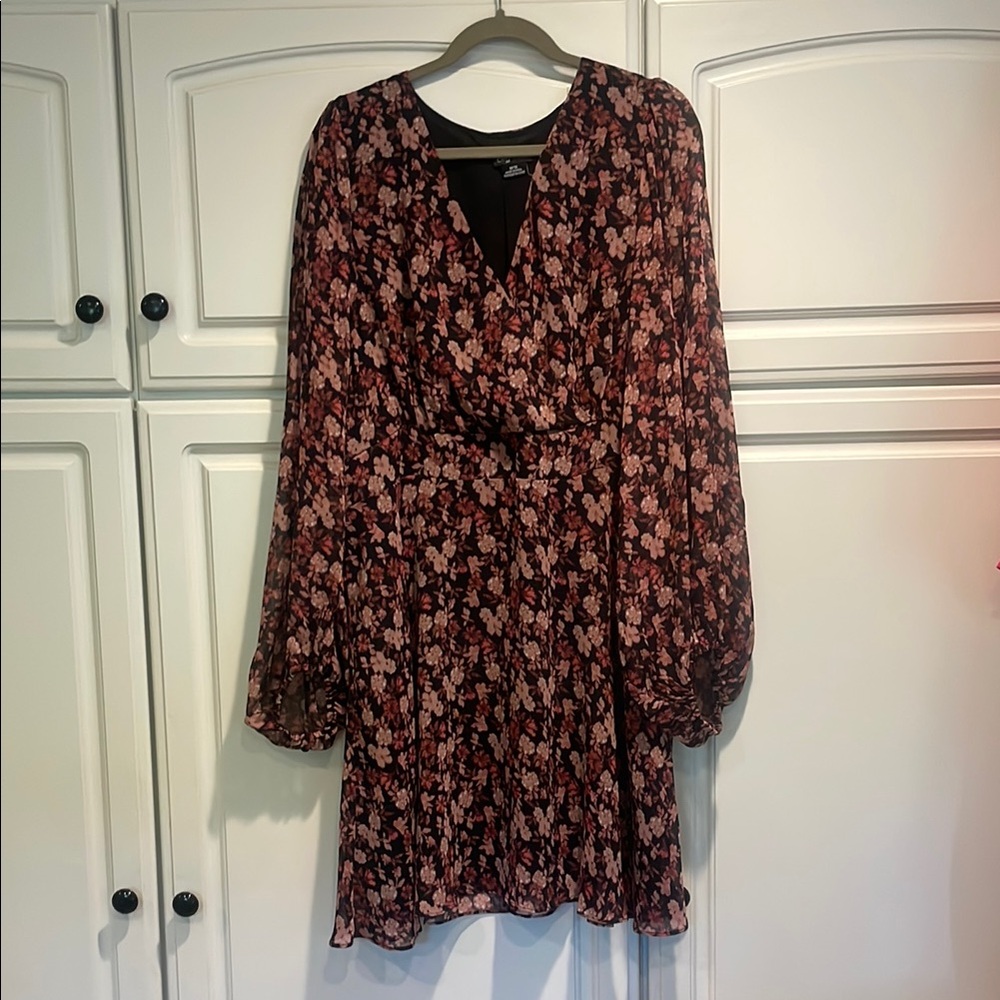 Floral Long Sleeve Dress